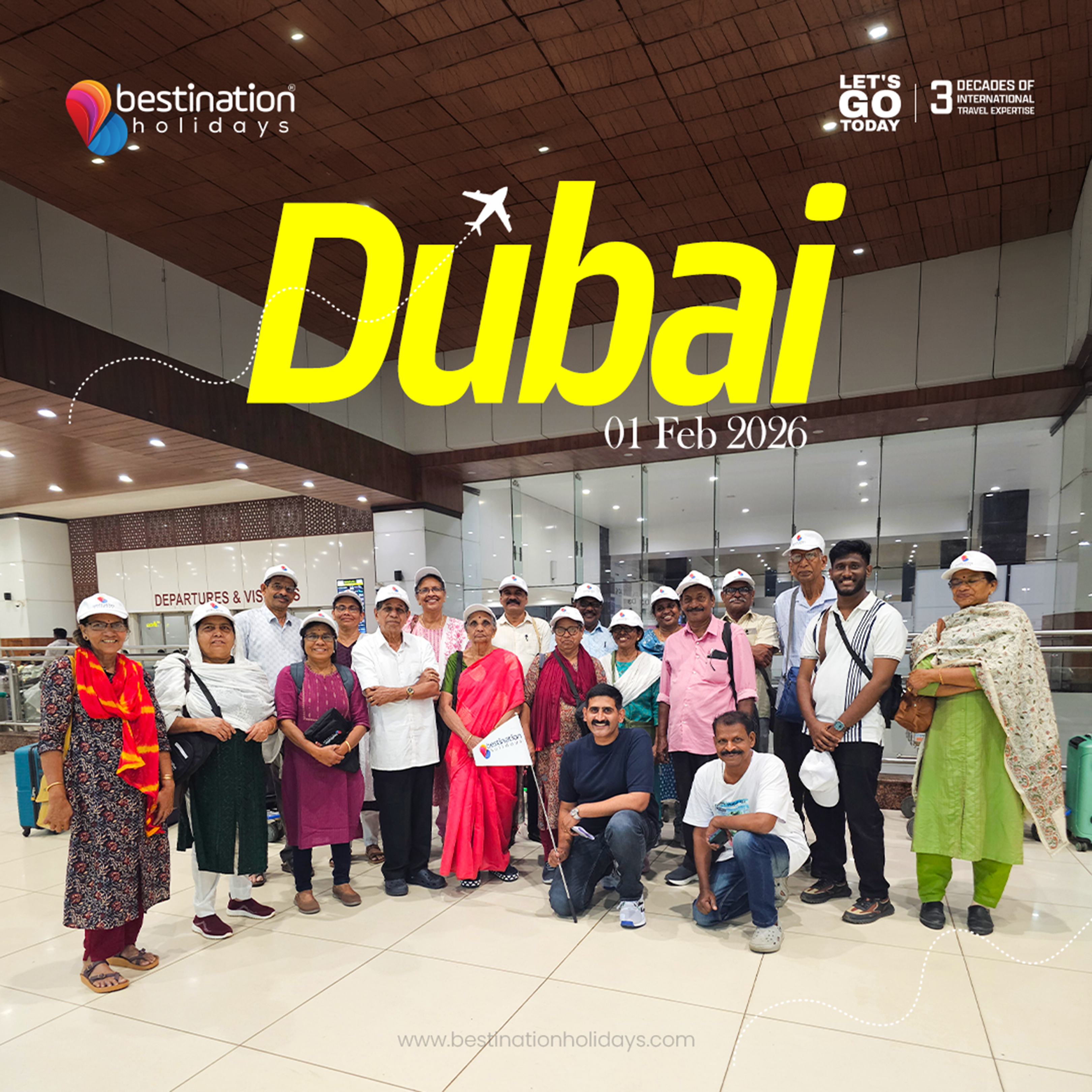 Bestination Holidays Dubai Departure 01 February 2026